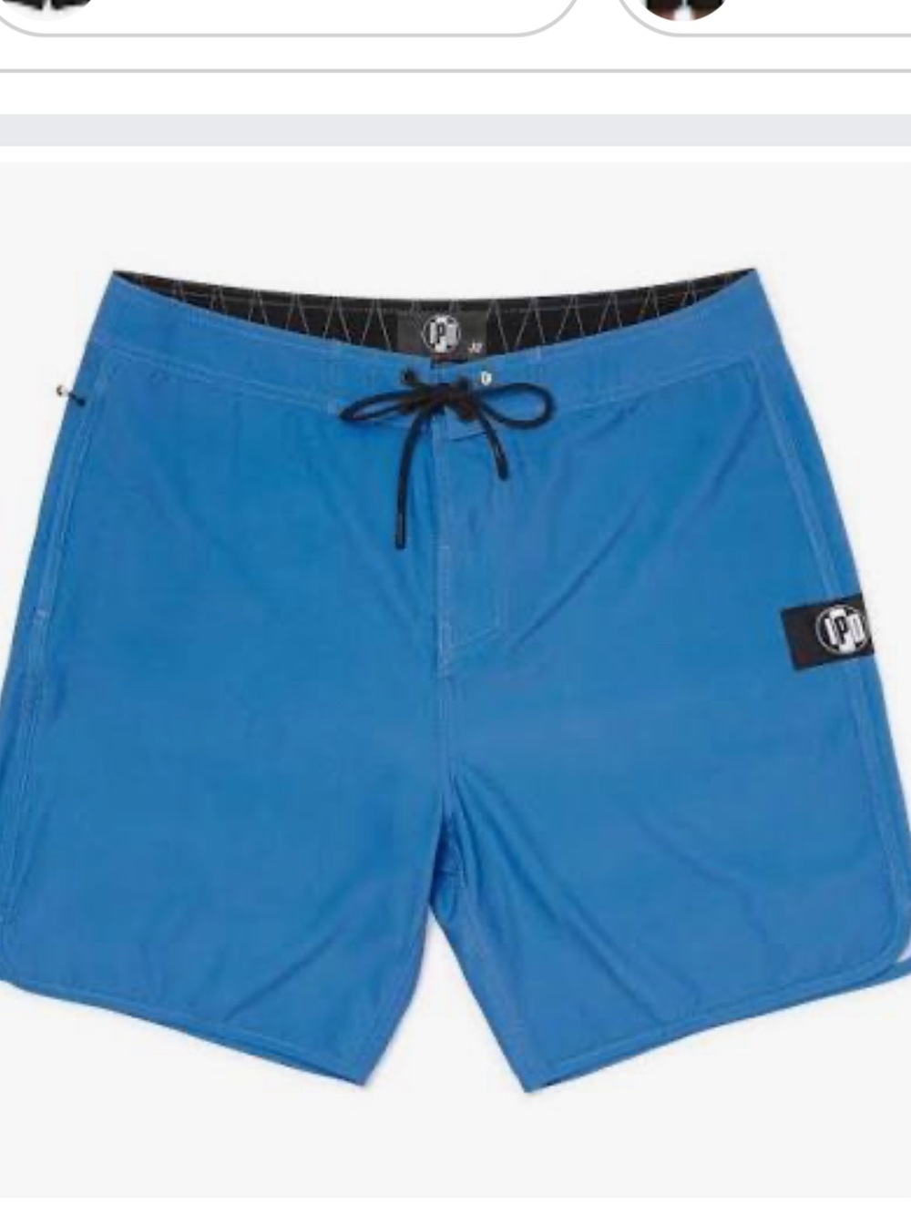 IPD Scallop 2.0 83 Fit Men's Blue Surf 18" Outseam Boardshorts Size 31 NWT